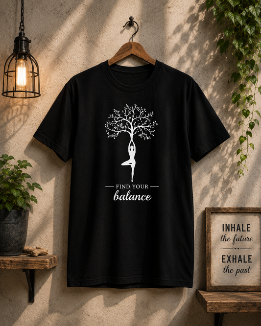 Breathe. Flow. Repeat. – Premium Wellness T-Shirt