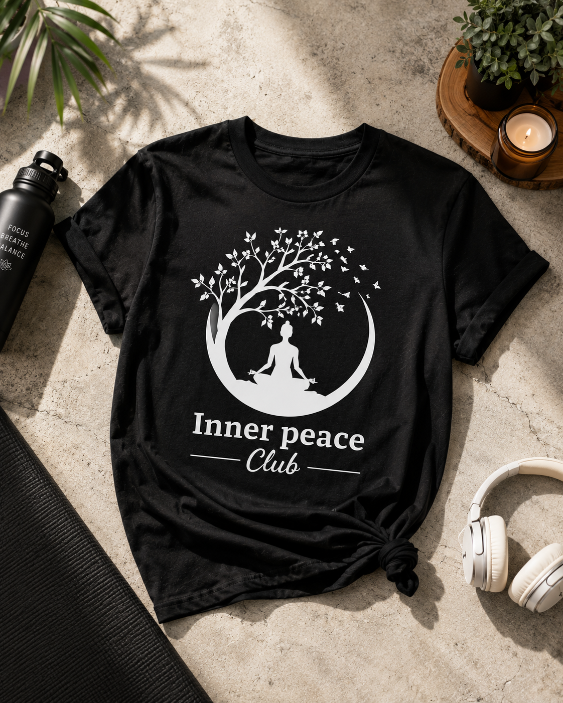 Inner Peace Club – Premium Mindfulness T-Shirt